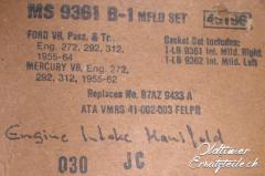 Dichtung "Intake Manifold" für Ford Oldtimer mit V8